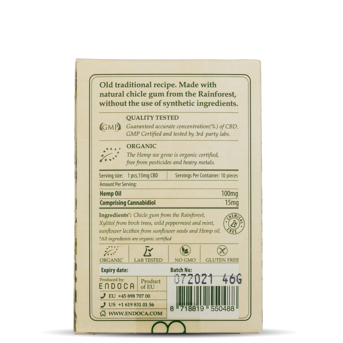 Endoca CBD Chewing Gum