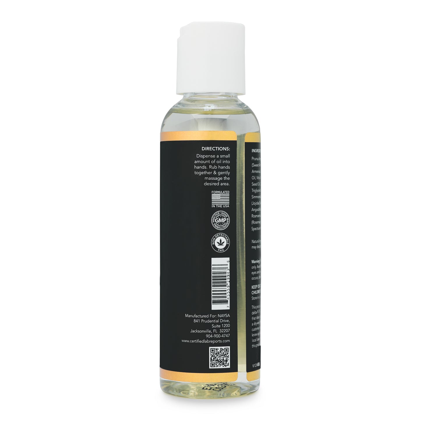 Naysa CBD Massage Oil