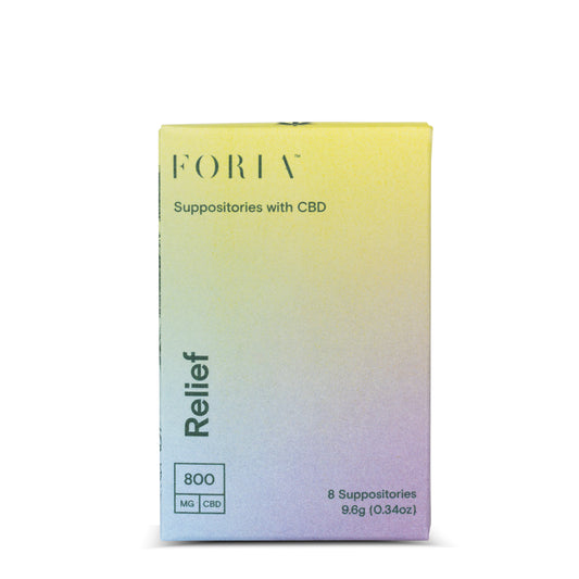Foria Relief Suppositories With CBD